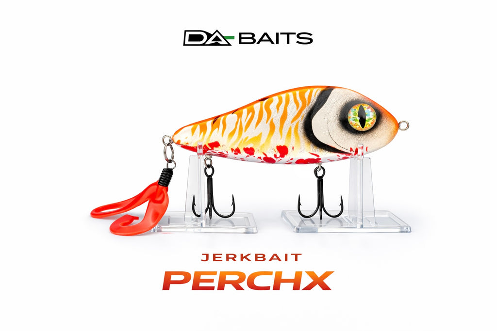 Jerkbait PerchX in orange bloody (Color 2025)